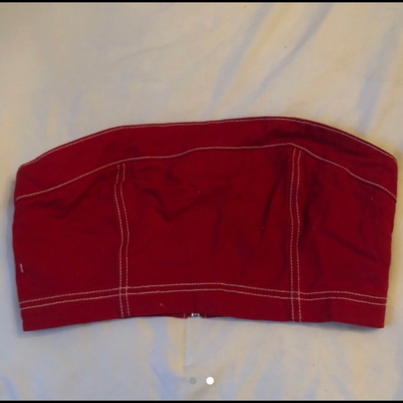 bandeau zipper top - Picture 2 of 2